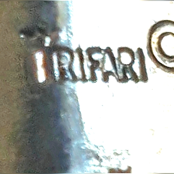 Vintage signed Crown Trifari 5 Strand layered Silver Tone Necklace - Picture 3 of 8